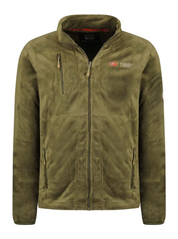 Geographical Norway Kurtka polarowa "Upload" w kolorze khaki