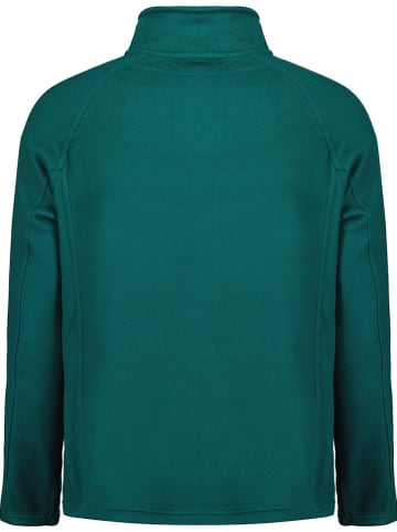 Geographical Norway Kurtka polarowa "Tug" w kolorze ciemnozielonym