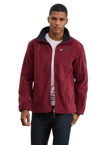 Geographical Norway Kurtka polarowa "Tamazonie" w kolorze bordowym