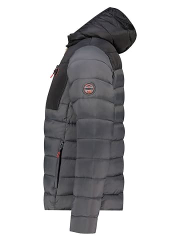 Geographical Norway Steppjacke "Batilo" in Grau/ Schwarz