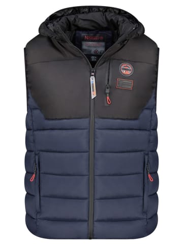 Geographical Norway Weste "Vatilo" in Dunkelblau/ Schwarz