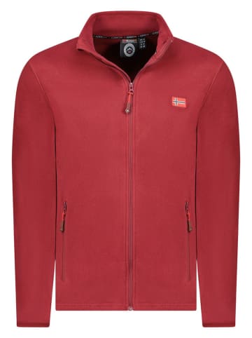 Geographical Norway Kurtka polarowa "Ulysse" w kolorze bordowym