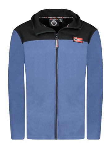 Geographical Norway Kurtka polarowa "Uniclerc" w kolorze niebieskim