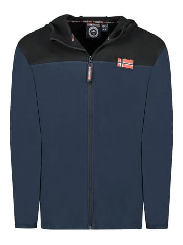 Geographical Norway Kurtka polarowa "Uniclerc" w kolorze granatowym