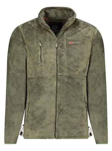 Geographical Norway Kurtka polarowa "Upload" w kolorze khaki