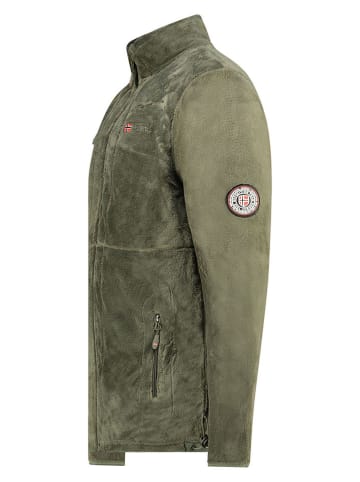 Geographical Norway Kurtka polarowa "Upload" w kolorze khaki