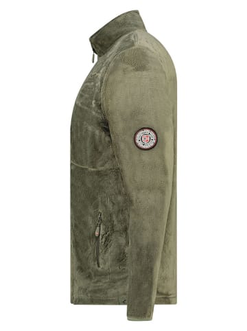 Geographical Norway Kurtka polarowa "Upload" w kolorze khaki