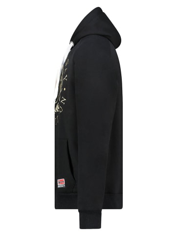 Geographical Norway Hoodie "Giger" in Schwarz