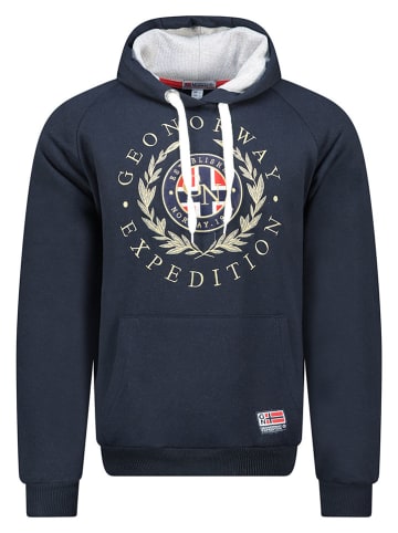 Geographical Norway Bluza "Giger" w kolorze granatowym