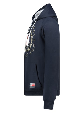 Geographical Norway Bluza "Giger" w kolorze granatowym