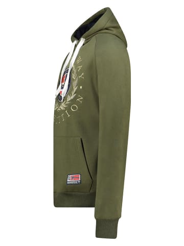 Geographical Norway Hoodie "Giger" in Khaki