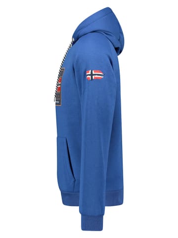 Geographical Norway Hoodie "Gofoten" blauw
