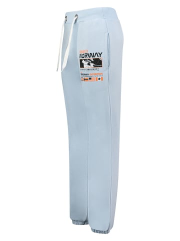 Geographical Norway Spodnie dresowe "Mholme" w kolorze błękitnym