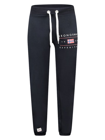 Geographical Norway Spodnie dresowe "Molkovitz" w kolorze granatowym