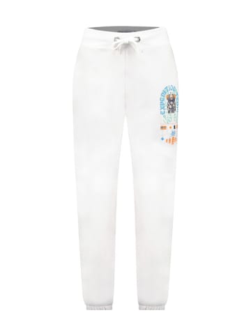 Geographical Norway Spodnie dresowe "Makado" w kolorze białym