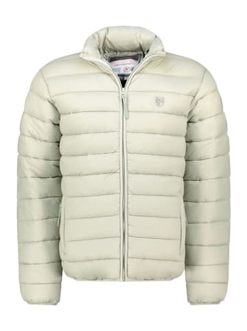 Geographical Norway Doorgestikte jas "Amigotal" lichtgroen