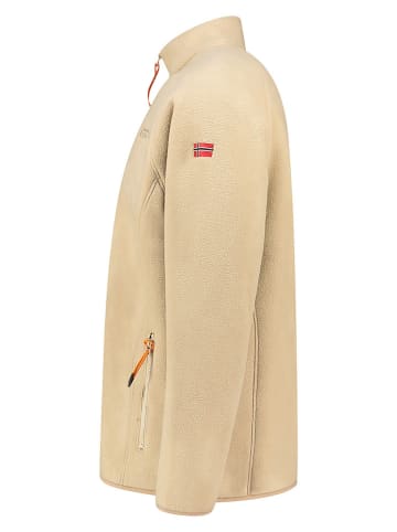 Geographical Norway Kurtka polarowa "Tasco" w kolorze beżowym