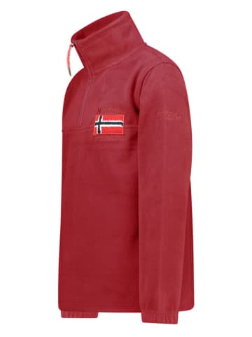 Geographical Norway Fleece trui "Tequateur" rood
