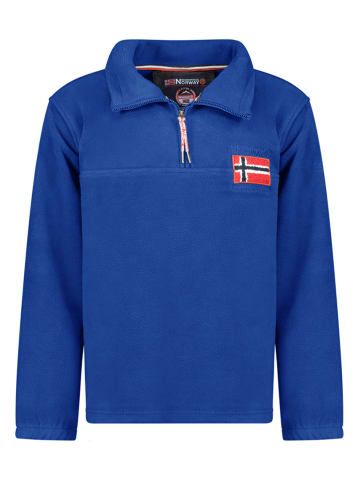 Geographical Norway Bluza polarowa "Tequateur" w kolorze niebieskim