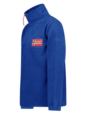 Geographical Norway Bluza polarowa "Tequateur" w kolorze niebieskim