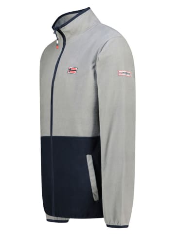 Geographical Norway Kurtka polarowa w kolorze szaro-granatowym