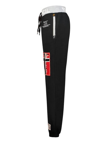 Geographical Norway Spodnie dresowe "Myer" w kolorze czarnym