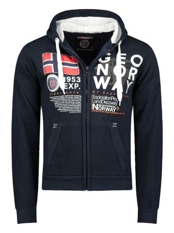 Geographical Norway Sweatvest donkerblauw