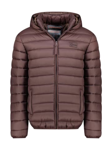 Geographical Norway Doorgestikte jas "Amichoko" bruin