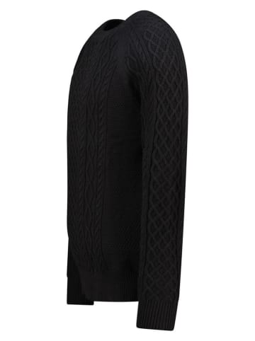 Geographical Norway Sweter "Fresh" w kolorze czarnym