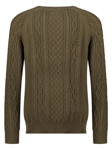 Geographical Norway Sweter "Fresh" w kolorze khaki