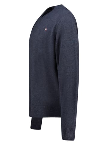 Geographical Norway Sweter "Froste" w kolorze granatowym