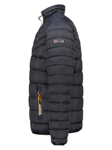 Geographical Norway Kurtka pikowana "Brook" w kolorze czarnym