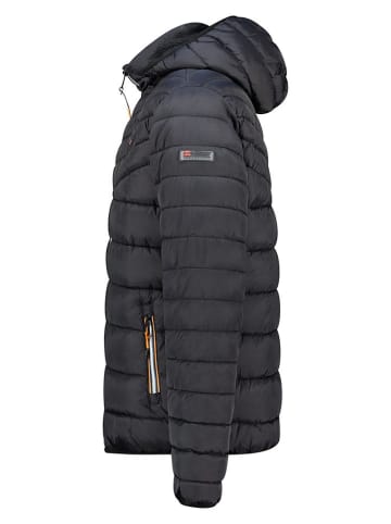 Geographical Norway Kurtka pikowana "Brook" w kolorze czarnym