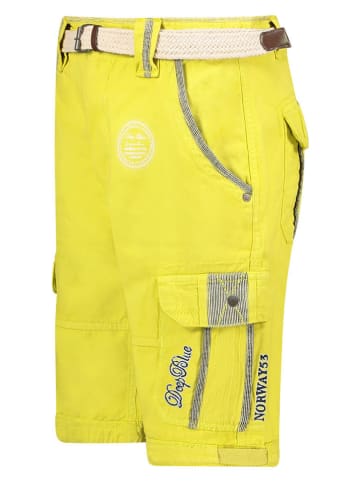Geographical Norway Bermudy "Paillette" w kolorze żółtym