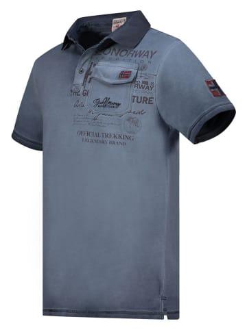 Geographical Norway Koszulka polo "Keony" w kolorze granatowym
