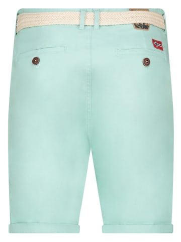 Geographical Norway Bermudy "Plageo" w kolorze turkusowym
