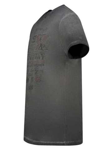 Geographical Norway Shirt "Jorick" in Schwarz