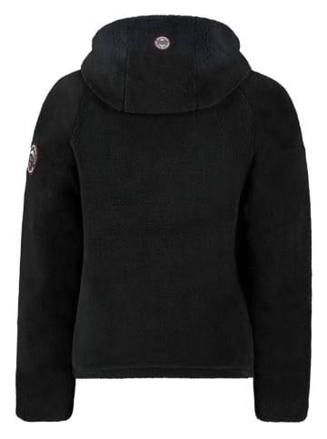 Geographical Norway Kurtka polarowa w kolorze czarnym