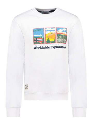 Geographical Norway Bluza "Giriver" w kolorze białym