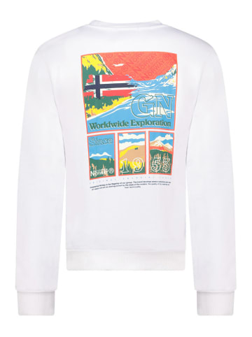 Geographical Norway Sweatshirt "Giriver" wit