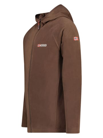 Geographical Norway Kurtka polarowa "Tugood" w kolorze brązowym