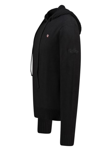 Geographical Norway Sweter "Flicker" w kolorze czarnym