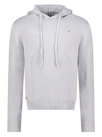 Geographical Norway Sweter "Flicker" w kolorze szarym