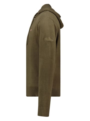 Geographical Norway Sweter "Flicker" w kolorze khaki