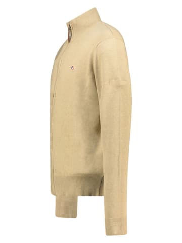 Geographical Norway Kardigan "Fregate" w kolorze beżowym