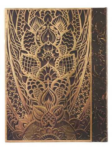 Paperblanks Blanco notitieboek ''Das Chanin-Hochhaus'' zwart/goudkleurig - (B)17,5 x (H)23cm