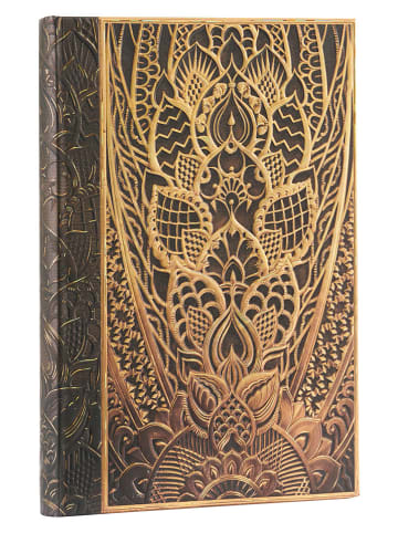 Paperblanks Notatnik "The Chanin Building" w kolorze złoto-czarnym - 12 x 18 cm