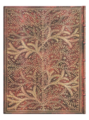 Paperblanks Notatnik "Wildwood" w kolorze złoto-brązowym w linie - 18 x 23 cm