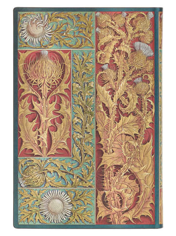 Paperblanks Notatnik "Wild Thistle" ze wzorem w linie - 9,5 x 14 cm