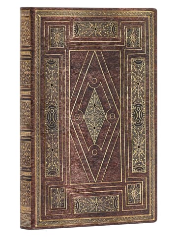 Paperblanks Liniertes Notizbuch ''First Folio'' in Braun - (B)9,5 x (H)14 cm